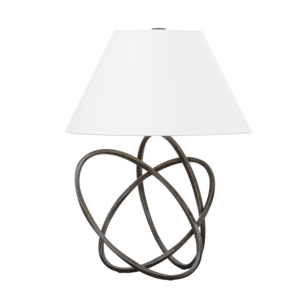 Miles One-Light Table Lamp in French Iron