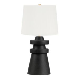 Grover 1-Light Table Lamp in Patina Brass