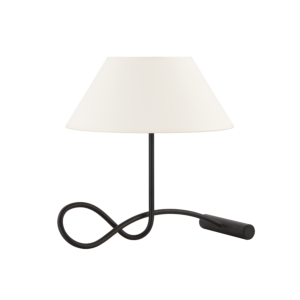 Fillea 2-Light Table Lamp in Forged Iron
