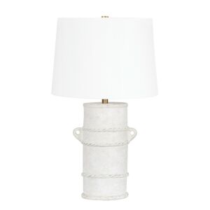 Siena 1-Light Table Lamp in Patina Brass