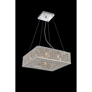 CWI Lighting Dannie 8 Light Chandelier with Chrome finish