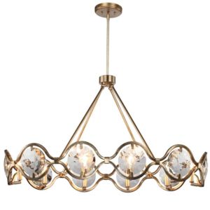 Crystorama Quincy 10 Light 31 Inch Traditional Chandelier in Distressed Twilight
