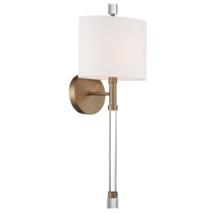 Crystorama Rachel Wall Sconce in Vibrant Gold