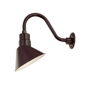 Millennium Lighting R Series 1 Light Angle Shade in Architectural Bronze