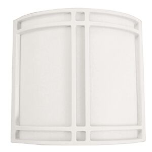 Radio LED Wall Sconce in White