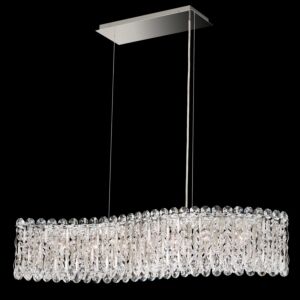 Sarella 7-Light Linear Pendant in Stainless Steel