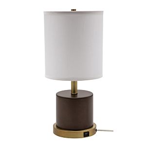  Rupert Table Lamp in Chestnut Bronze with Weathered Brass Accents