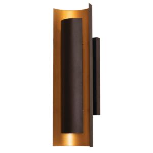 Reveal LED Wall Sconce in Black & Gold