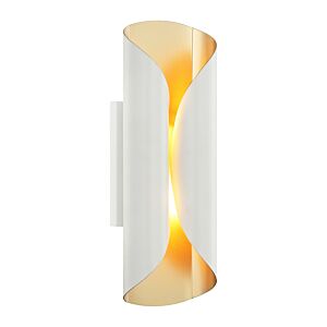 Ripcurl 2-Light Wall Sconce in White