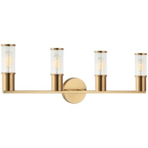 Klarice 4-Light Wall Sconce in Aged Gold