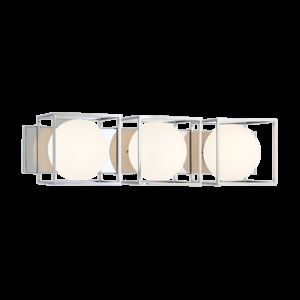 Matteo Squircle 3 Light Wall Sconce In Chrome