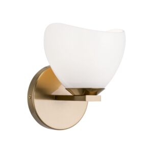 Uptowne 1-Light Vanity in Aged Gold Brass