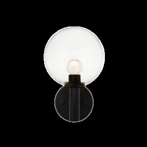 Matteo Cosmo 1 Light Wall Sconce In Black