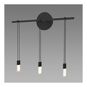  Suspenders® Wall Sconce in Satin Black