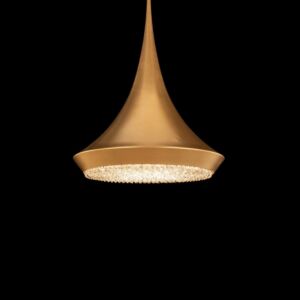 Verita LED Pendant in Soft Gold
