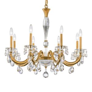San Marco 8-Light Chandelier in French Gold