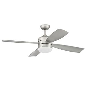 Craftmade Sebastion 2-Light Ceiling Fan with Blades Included in Painted Nickel