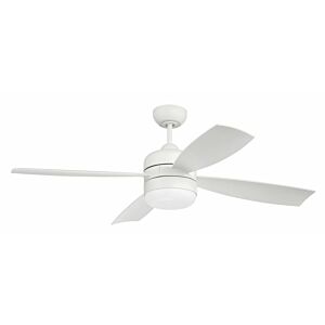 Craftmade Sebastion 2-Light Ceiling Fan with Blades Included in White