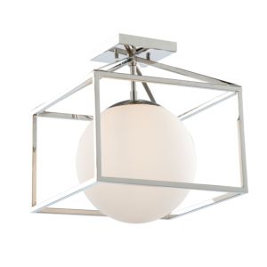 Artcraft Eclipse Ceiling Light in Polished Nickel