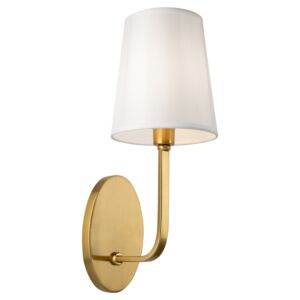 Rhythm 1-Light Wall Sconce in Brushed Gold