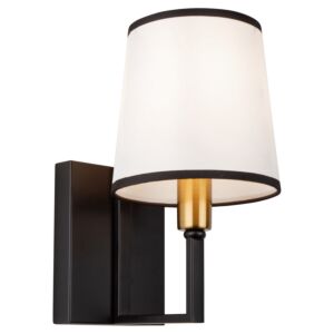 Coco 1-Light Wall Sconce in Black