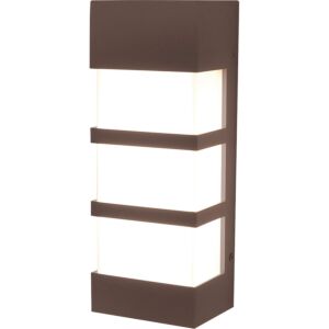 State LED Outdoor Wall Sconce in Textured Bronze