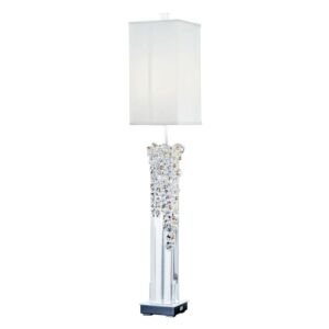 Zoe 1-Light Table Lamp in Polished Chrome