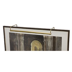  Slim-Line Picture Light in Weathered Brass