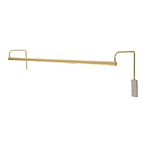  Slim-Line Picture Light in Polished Brass