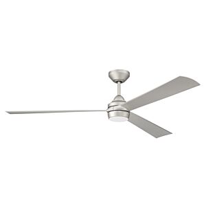Craftmade Sterling 1-Light Ceiling Fan with Blades Included in Painted Nickel