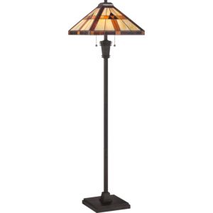 Quoizel Bryant 2 Light 60 Inch Floor Lamp in Bronze