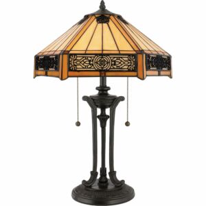 Indus 2-Light Table Lamp in Vintage Bronze