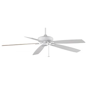 Fanimation 72 Inch Edgewood Indoor/Outdoor Ceiling Fan in White w/White Oak Blades