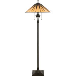 Quoizel Gotham 62 Inch Floor Lamp in Vintage Bronze