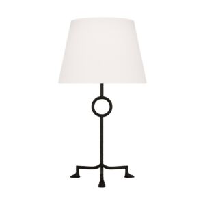 Montour 1-Light Table Lamp in Aged Iron
