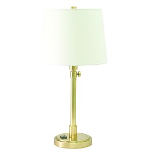 House of Troy Townhouse 28 Inch Table Lamp in Raw Brass