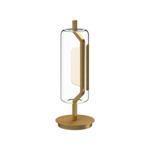 Hilo LED Table Lamp in Brushed Gold