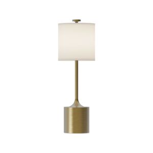 Issa 1-Light Table Lamp in Brushed Gold