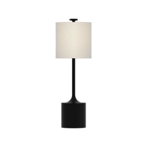 Issa 1-Light Table Lamp in Matte Black