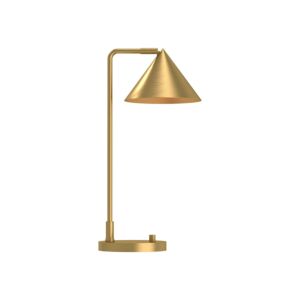 Remy 1-Light Table Lamp in Brushed Gold