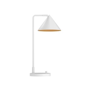 Remy 1-Light Table Lamp in White