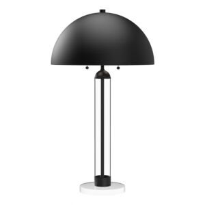 Margaux 2-Light Table Lamp in Matte Black