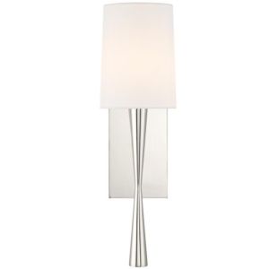 Crystorama Trenton 19 Inch Wall Sconce in Polished Nickel