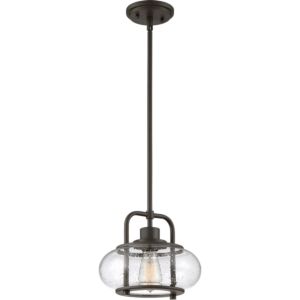 Quoizel Trilogy 10 Inch Pendant Light in Old Bronze