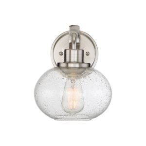 Trilogy 1-Light Wall Sconce in Brushed Nickel