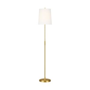 Visual Comfort Studio Beckham Classic Floor Lamp in Burnished Brass by Thomas O'Brien