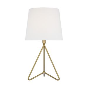 Visual Comfort Studio Dylan Floor Lamp in Burnished Brass by Thomas O'Brien