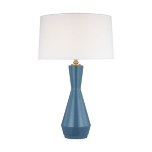 Jens Table Lamp in Lucent Aqua by Thomas O'Brien
