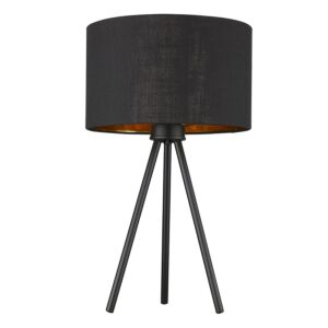 Morenci 1-Light Matte Black Table Lamp