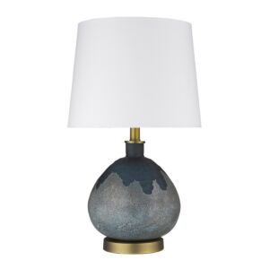 Trend Home 1-Light Table Lamp in Brass